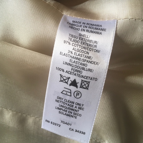 FRENCH CONNECTION Cotton Beige Lapel Vest Sz 12 - Picture 8 of 8